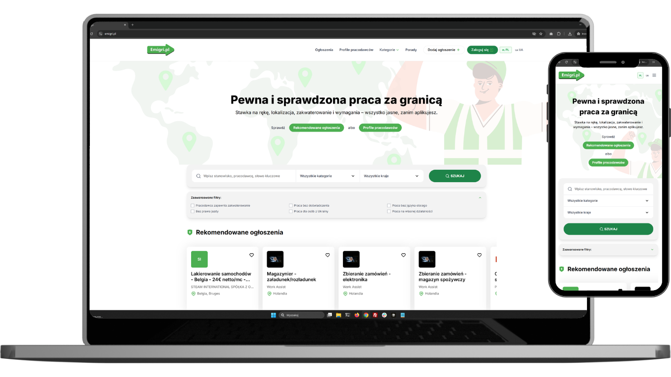 Portal pracy za granicą