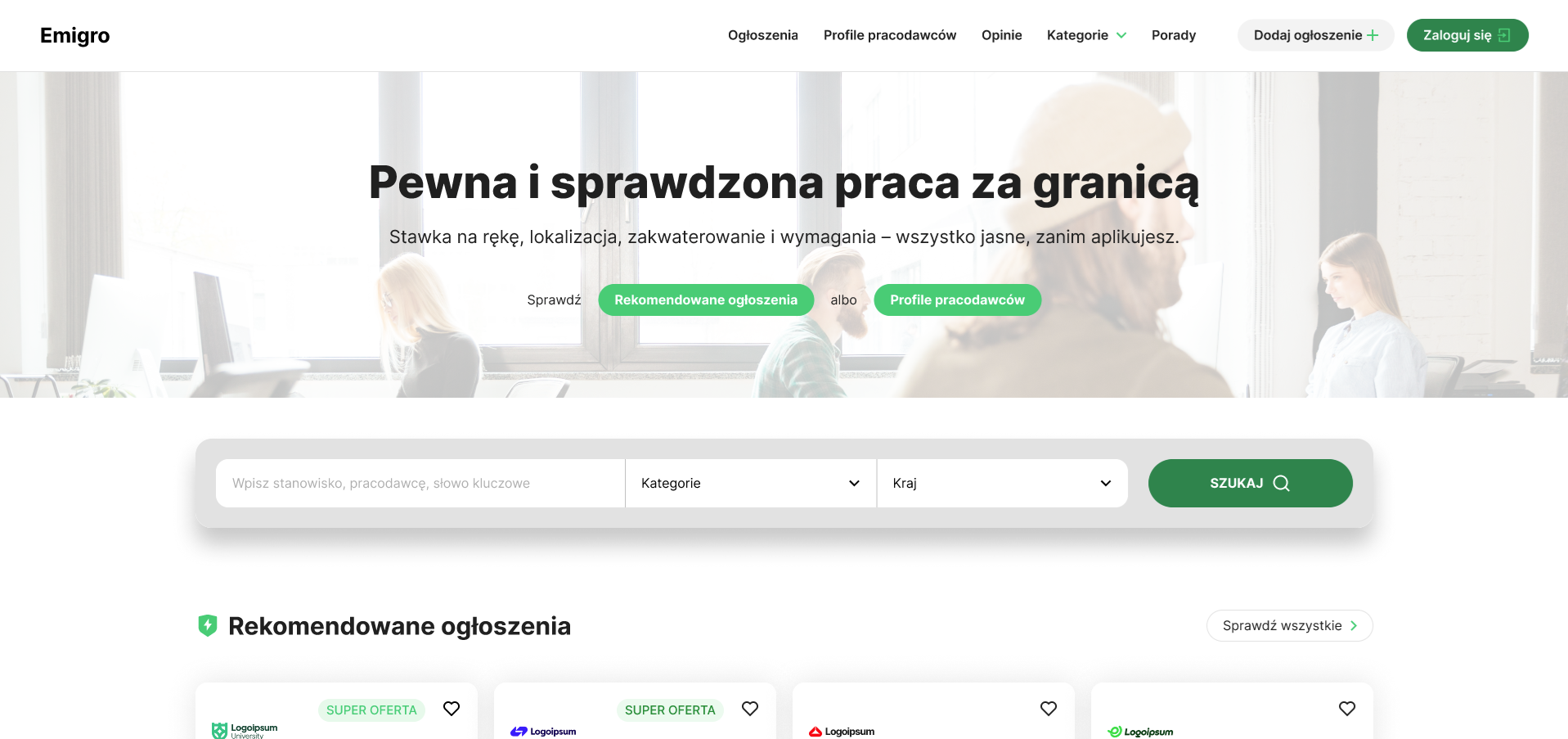 Poldevs Software House - Portal z ogłoszeniami